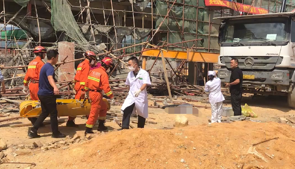 突发|广东一在建工地发生模板支撑坍塌事故7死