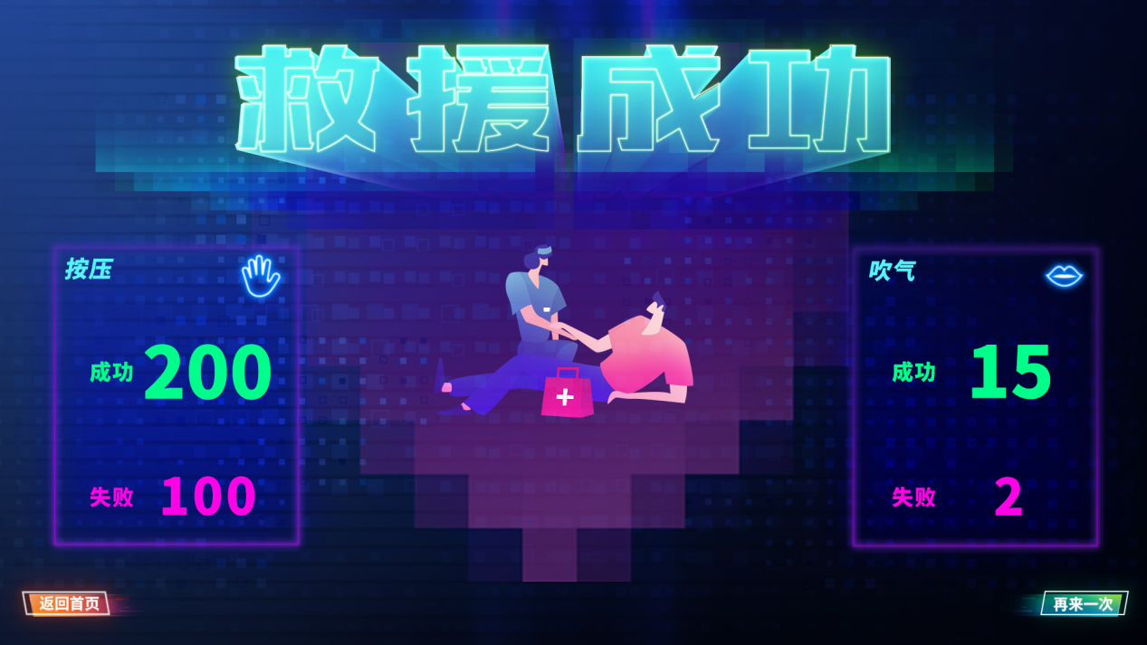 心肺复苏急救体验设备